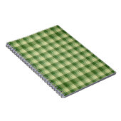Groen Plaid Saint Patrick's dag Notitieboek (Rechterzijde)