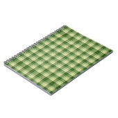 Groen Plaid Saint Patrick's dag Notitieboek (Linkerzijde)