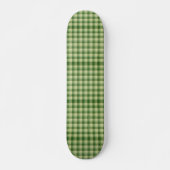 Groen Plaid Saint Patrick's dag Persoonlijk Skateboard (Voorkant)