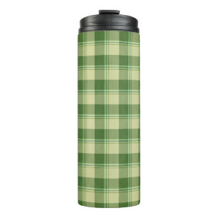 Groen Plaid Saint Patrick's dag Thermosbeker