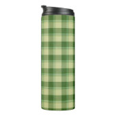 Groen Plaid Saint Patrick's dag Thermosbeker (Geroteerd rechts)