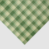 Groen Plaid Saint Patrick's dag Tissuepapier (Detail)