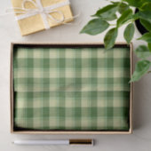 Groen Plaid Saint Patrick's dag Tissuepapier (Geschenk)
