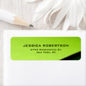 Groen Plain Elegant Modern Trendy Etiket (Insitu)