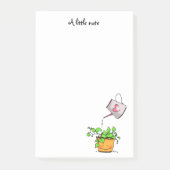 Groen plant en water post-it® notes (Voorkant)