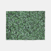 Groen plant fleece deken (Voorkant (Horizontaal))