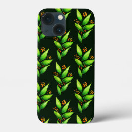 Groen Plant met Waterverf van bessen Case-Mate iPhone Case
