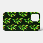 Groen Plant met Waterverf van bessen Case-Mate iPhone Case (Achterkant (horizontaal))