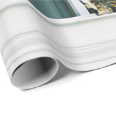 GROEN PLANT OP WITTE VENSTER CADEAUPAPIER (Rol Hoek)