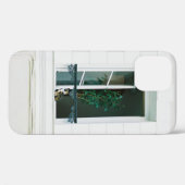 GROEN PLANT OP WITTE VENSTER Case-Mate iPhone CASE (Achterkant (horizontaal))