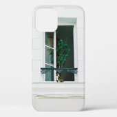 GROEN PLANT OP WITTE VENSTER Case-Mate iPhone CASE (Achterkant)