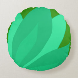 Groen Plant Rond Kussen