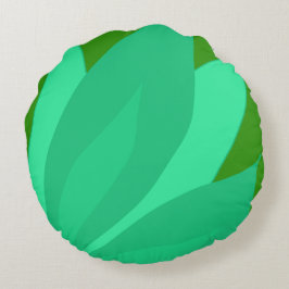 Groen Plant Rond Kussen