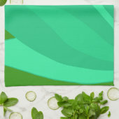 Groen Plant Theedoek (Gevouwen)