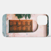 GROEN PLANTEN BESIDE BROWN WOODEN DEUR Case-Mate iPhone CASE (Achterkant (horizontaal))
