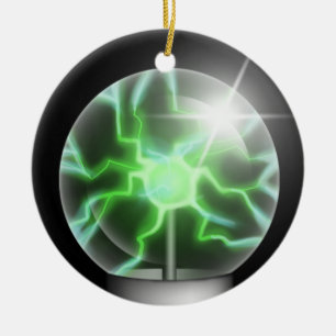 Groen plastic balkkaneelversieel keramisch ornament