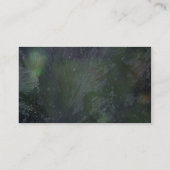 Groen plastic visitekaartje (Achterkant)