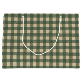 groen-plat rustiek land groot cadeauzakje