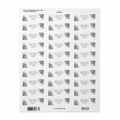 groen platform voor retourzending etiket (Full Sheet)