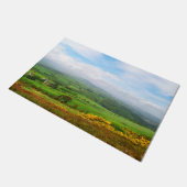 Groen platteland deurmat (Schuin)