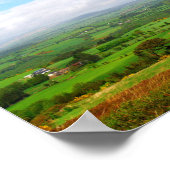 Groen platteland poster (Hoek)