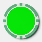 Groen Poker Chips (Voorkant)