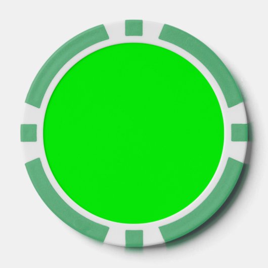 Groen Poker Chips (Voorkant)
