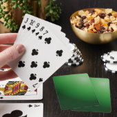 Groen pokerkaarten (Insitu)