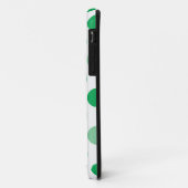 Groen pokkenpatroon Case-Mate iPhone case (Achterkant/links)