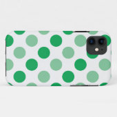 Groen pokkenpatroon Case-Mate iPhone case (Achterkant (horizontaal))