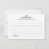 Groen Pompoen Herfst Baby shower Advies Kaarten (Voorkant)