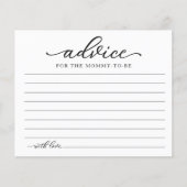 Groen Pompoen Herfst Baby shower Advies Kaarten (Voorkant)