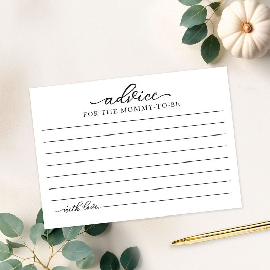 Groen Pompoen Herfst Baby shower Advies Kaarten