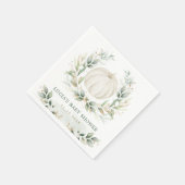Groen Pompoen Herfst Herfst Paren Baby shower Servet (Hoek)
