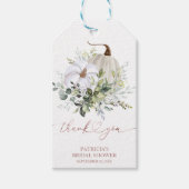 Groen Pompoen Herfst Vrijgezellenfeest Favor Gift  Cadeaulabel (Voorkant)