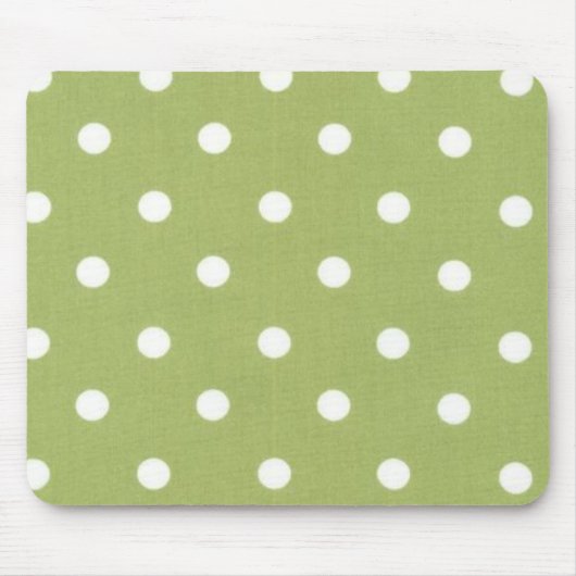 Groen pooldot ontwerp muismat (Voorkant)