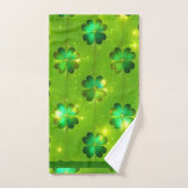 Groen Popular St Patrick's Day Clover Collectie Bad Handdoek (Handdoek)