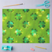 Groen Popular St Patrick's Day Clover Collectie Tissuepapier (Craft)