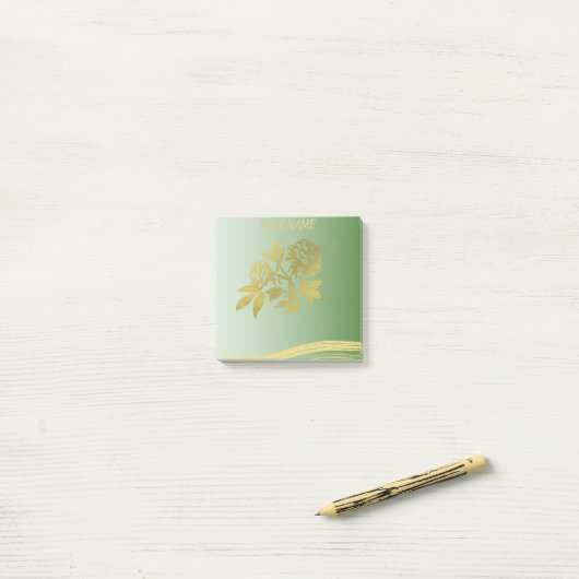 GROEN POST-IT® NOTES (Op bureau)