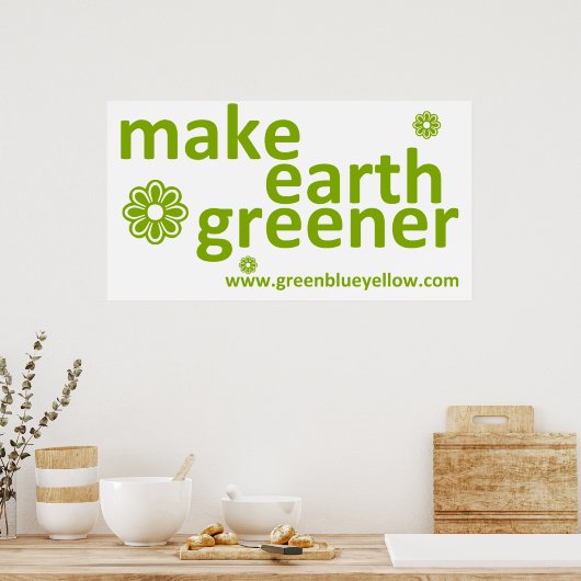 Groen Poster (Keuken)