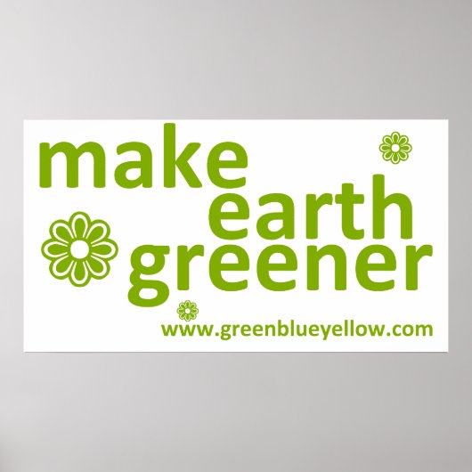 Groen Poster (Voorkant)