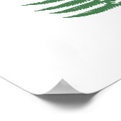 Groen Poster van de Schrift van het Minimalisme va (Hoek)