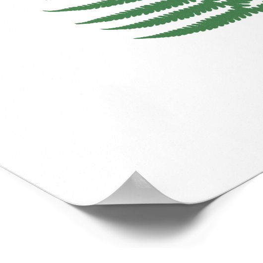 Groen Poster van de Schrift van het Minimalisme va (Hoek)