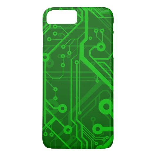 Groen printplaatpatroon Case-Mate iPhone case (Achterkant)