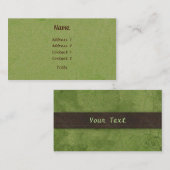 Groen professioneel Visitekaartje (Voorkant / Achterkant)