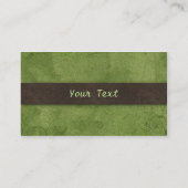 Groen professioneel Visitekaartje (Achterkant)