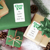 Groen Proost Y'all Gift Label Sticker