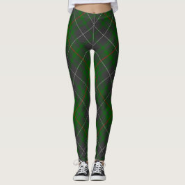 Groen Pset Scottish Tartan Pattern Leggings