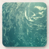 Groen Psychedelic Paper Bier Onderzetter (Voorkant)