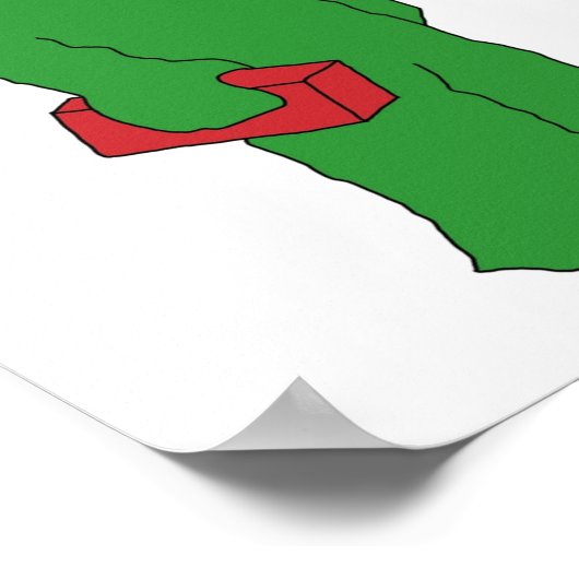 groen quasimoto poster (Hoek)